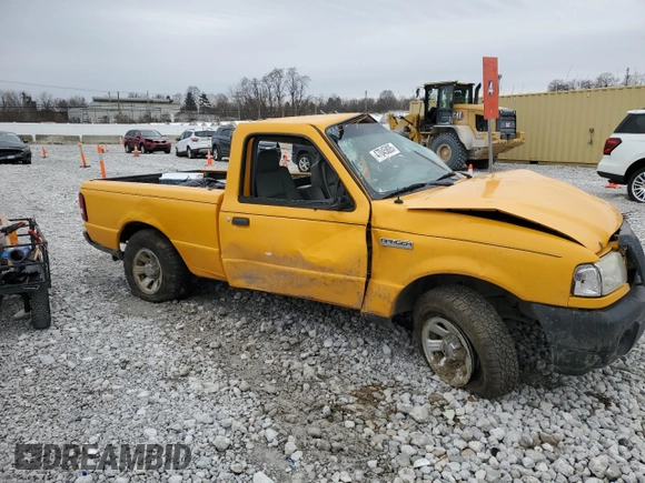 2008 Ford Ranger XL with VIN 1FTYR10U58PA89505, listed as a Copart auction lot 47045805 with Not provided miles and Salvage title. Bid and sale history available at DreamBid. Image 4.