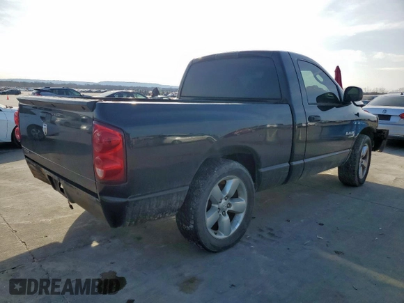 2008 Dodge 1500 ST with VIN 1D7HA16K78J231018, listed as a Copart auction lot 44408465 with Not Provided miles and Salvage Title. Bid and sale history available at DreamBid. Image 3.