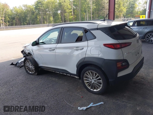 2020 Hyundai Kona SEL with VIN KM8K2CAA1LU463785, listed as a IAAI auction lot 40055542 with 58,258 mi miles. Bid and sale history available at carsss.com. Image 3.