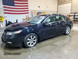 2012 Acura TL Tech Auto with VIN 19UUA8F54CA015858, listed as a Copart auction lot 46478045 with 202,380 mi miles and Salvage Title. Bid and sale history available at carsss.com. Image 1.