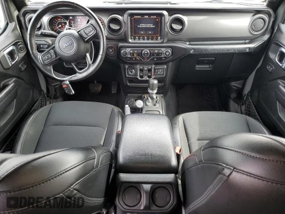 2021 Jeep Wrangler Unlimited Freedom with VIN 1C4HJXDN4MW672340, listed as a Copart auction lot 49406695 with 48,832 mi miles and Salvage title. Bid and sale history available at DreamBid. Image 8.