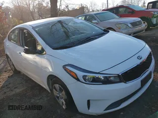 2017 Kia Forte LX with VIN 3KPFK4A75HE096766, listed as a IAAI auction lot 41616487 with 150,760 mi miles. Bid and sale history available at carsss.com. Image 1.