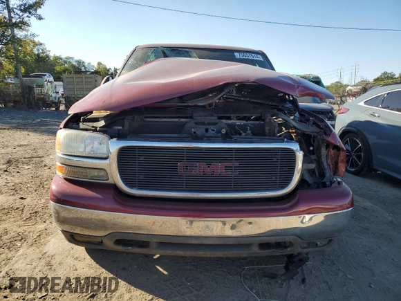 2004 GMC Yukon SLE with VIN 1GKEK13V14J215792, listed as a Copart auction lot 75657614 with 0 mi miles and Salvage Title. Bid and sale history available at carsss.com. Image 5.
