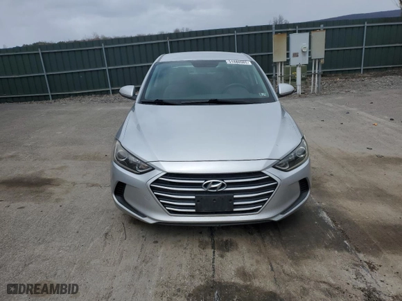 2017 Hyundai Elantra SE with VIN KMHD74LF1HU423707, listed as a Copart auction lot 51880985 with 108,604 mi miles and Salvage Title. Bid and sale history available at carsss.com. Image 5.