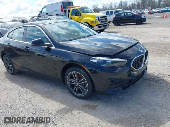 2022 BMW 2 Series 228i with VIN WBA53AK08N7K11703, listed as a IAAI auction lot 41849046 with 51,616 mi miles. Bid and sale history available at carsss.com. Image 1.