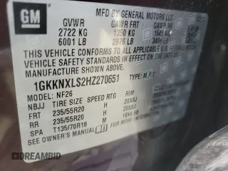 2017 GMC Acadia Denali z VIN 1GKKNXLS2HZ270651, wystawiony jako Copart lot #53688805 z przebiegiem 92 274 mil mil oraz Szkoda całkowita • Salvage title. Historia ofert i sprzedaży dostępna na DreamBid. Obrazek 14.