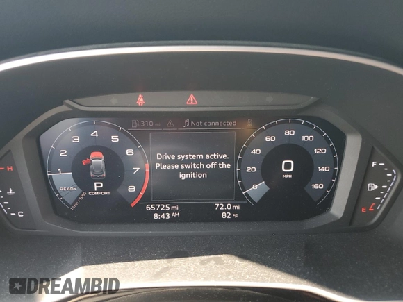 2019 Audi Q3 Premium z VIN WA1AECF34K1076675, wystawiony jako Copart lot #64700065 z przebiegiem 65 725 mil mil oraz Szkoda całkowita • Salvage title. Historia ofert i sprzedaży dostępna na DreamBid. Obrazek 9.