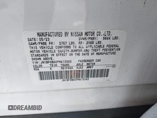 2023 Nissan ARIYA Evolve+ with VIN JN1BF0BA0PM410042, listed as a IAAI auction lot 42382816 with 30,373 mi miles and . Bid and sale history available at DreamBid. Image 9.