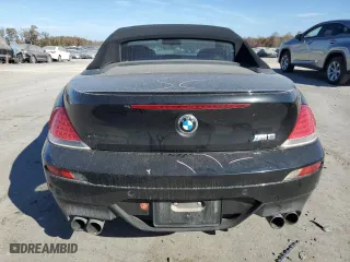 2007 BMW 6 Series M6 with VIN WBSEK93547CY78866, listed as a Copart auction lot 78612424 with 79,740 mi miles and Salvage Title. Bid and sale history available at carsss.com. Image 6.