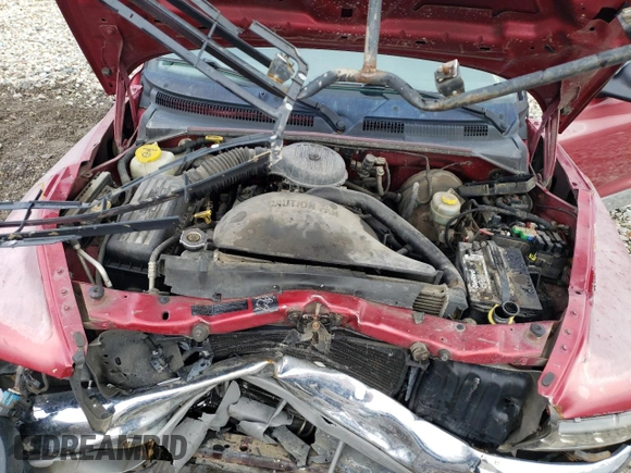 1999 Dodge Dakota SLT with VIN 1B7GL22X0XS268203, listed as a Copart auction lot 85155594 with 185,142 mi miles and Salvage Title. Bid and sale history available at carsss.com. Image 12.