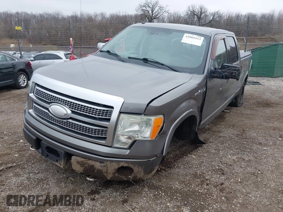 2009 Ford F-150 XL with VIN 1FTPW14V79FA66113, listed as a IAAI auction lot 42001923 with 168,612 mi miles and . Bid and sale history available at DreamBid. Image 2.