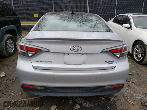 2016 Hyundai Sonata Hybrid Limited with VIN KMHE34L12GA018248, listed as a Copart auction lot 43215733 with 71,345 mi miles. Bid and sale history available at carsss.com. Image 6.