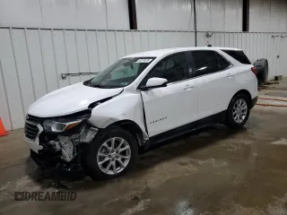 2021 Chevrolet Equinox LT z VIN 3GNAXUEV3MS171715, wystawiony jako Copart lot #59274035 z przebiegiem 45 077 mil mil oraz Szkoda całkowita • Salvage title. Historia ofert i sprzedaży dostępna na DreamBid. Obrazek 1.
