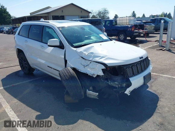 2018 Jeep Grand Cherokee Altitude with VIN 1C4RJFAG0JC296947, listed as a IAAI auction lot 42034656 with 93,979 mi miles and . Bid and sale history available at DreamBid. Image 1.
