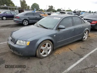 2003 Audi A4 1.8T with VIN WAUJC68E63A100999, listed as a Copart auction lot 71874764 with 105,769 mi miles and Clean Title. Bid and sale history available at carsss.com. Image 1.