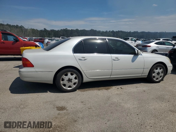 2003 Lexus LS 430 with VIN JTHBN30F330092773, listed as a Copart auction lot 55436035 with 214,130 mi miles and Clean Title. Bid and sale history available at DreamBid. Image 3.