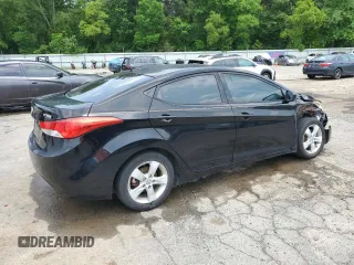 2013 Hyundai Elantra GLS with VIN KMHDH4AE5DU753769, listed as a Copart auction lot 58763055 with 108,331 mi miles and Salvage title. Bid and sale history available at DreamBid. Image 3.