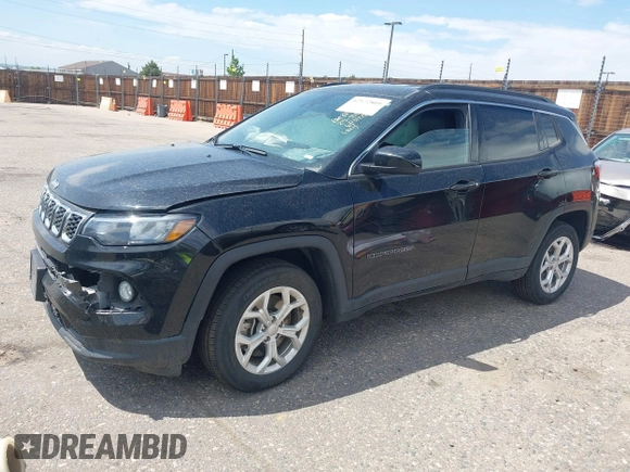 2024 Jeep Compass Latitude with VIN 3C4NJDBN4RT100797, listed as a IAAI auction lot 42572805 with 26,508 mi miles and . Bid and sale history available at DreamBid. Image 14.