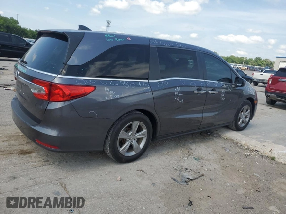 2020 Honda Odyssey EX-L с VIN 5FNRL6H7XLB003593, выставлен на аукционе Copart как лот 57576855 с пробегом 57 169 миль миль и Списание • Salvage title. История ставок и продаж доступна на DreamBid. Изображение 3.