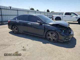 2016 Honda Accord Sport z VIN 1HGCR2F50GA089253, wystawiony jako Copart lot #53867405 z przebiegiem 140 220 mil mil oraz Szkoda całkowita • Salvage title. Historia ofert i sprzedaży dostępna na DreamBid. Obrazek 4.