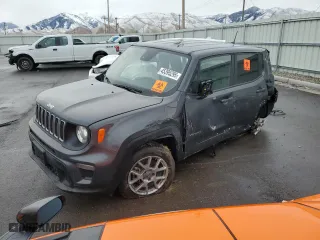 2023 Jeep Renegade Latitude with VIN ZACNJDB16PPP21487, listed as a Copart auction lot 45395295 with 0 mi miles and Salvage Title. Bid and sale history available at carsss.com. Image 1.