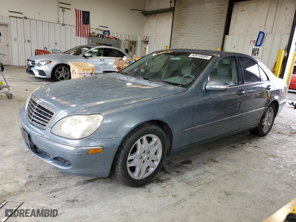 2006 Mercedes-Benz S-Class 3.7L with VIN WDBNF67J96A471443, listed as a Copart auction lot 82610094 with 0 mi miles and Clean Title. Bid and sale history available at carsss.com. Image 1.