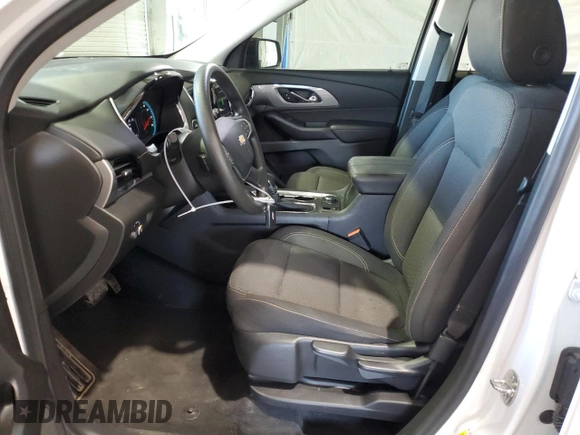 2021 Chevrolet Traverse LS with VIN 1GNERFKW6MJ179930, listed as a Copart auction lot 63435344 with 50,267 mi miles and Clean Title. Bid and sale history available at carsss.com. Image 7.