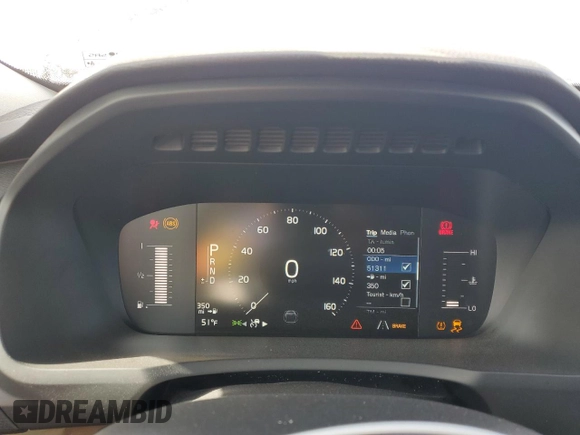 2019 Volvo XC90 Momentum with VIN YV4102PK1K1515896, listed as a Copart auction lot 48234185 with 51,311 mi miles and Salvage Title. Bid and sale history available at carsss.com. Image 9.