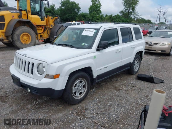 2015 Jeep Patriot Sport with VIN 1C4NJRBB9FD248139, listed as a IAAI auction lot 42728029 with 157,224 mi miles and . Bid and sale history available at DreamBid. Image 2.
