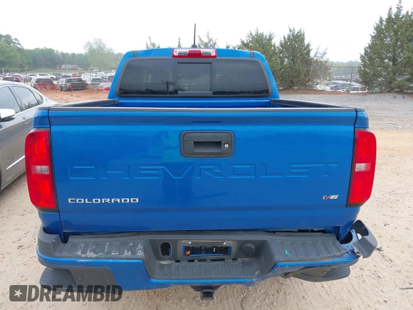 2022 Chevrolet Colorado 4WD Z71 with VIN 1GCGTDEN8N1152160, listed as a IAAI auction lot 42103617 with 43,304 mi miles and . Bid and sale history available at DreamBid. Image 16.