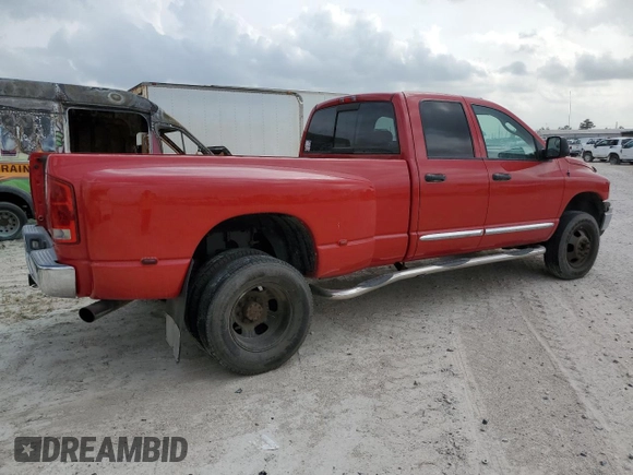 2005 Dodge Ram 3500 SLT with VIN 3D7MS48C25G862565, listed as a Copart auction lot 44969784 with 115,966 mi miles and Salvage Title. Bid and sale history available at carsss.com. Image 3.