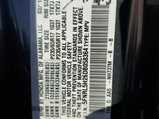 2013 Honda Odyssey LX z VIN 5FNRL5H26DB058364, wystawiony jako Copart lot #52984905 z przebiegiem 165 779 mil mil oraz Szkoda całkowita • Salvage title. Historia ofert i sprzedaży dostępna na DreamBid. Obrazek 16.