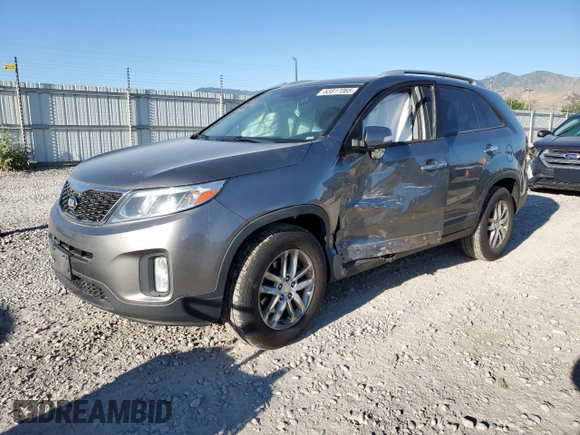2015 Kia Sorento LX with VIN 5XYKTCA62FG553241, listed as a Copart auction lot 63817065 with 183,606 mi miles and Salvage title. Bid and sale history available at DreamBid. Image 1.