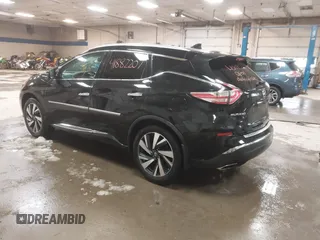 2017 Nissan Murano SL with VIN 5N1AZ2MHXHN106410, listed as a IAAI auction lot 41882207 with 152,876 mi miles and . Bid and sale history available at carsss.com. Image 3.