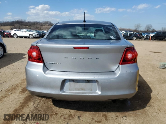 2014 Dodge Avenger SE with VIN 1C3CDZAB2EN216419, listed as a Copart auction lot 50443265 with 115,201 mi miles and Salvage Title. Bid and sale history available at DreamBid. Image 6.