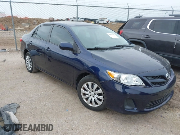 2012 Toyota Corolla L with VIN 5YFBU4EE7CP061770, listed as a IAAI auction lot 41922205 with 154,615 mi miles. Bid and sale history available at carsss.com. Image 1.