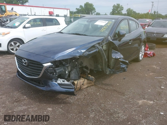 2017 Mazda 3 Touring with VIN 3MZBN1L79HM122581, listed as a IAAI auction lot 42705624 with 52,175 mi miles and . Bid and sale history available at DreamBid. Image 18.
