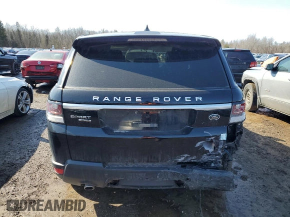 2017 Land Rover Range Rover Sport HSE with VIN SALWR2FK9HA135402, listed as a Copart auction lot 46088745 with 201,479 mi miles and Clean Title. Bid and sale history available at carsss.com. Image 6.