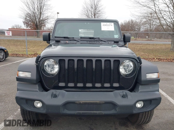 2022 Jeep Wrangler Unlimited Willys Sport with VIN 1C4HJXDN3NW132771, listed as a IAAI auction lot 41052274 with 33,302 mi miles and . Bid and sale history available at DreamBid. Image 12.
