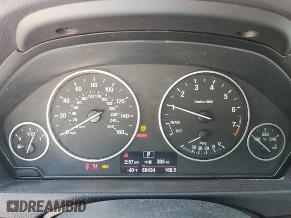 2017 BMW 3 Series 320i with VIN WBA8E1G5XHNU12983, listed as a Copart auction lot 50874454 with 68,434 mi miles and Salvage Title. Bid and sale history available at carsss.com. Image 9.