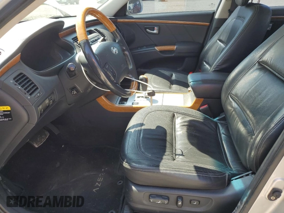 2007 Hyundai Azera SE with VIN KMHFC46F77A241607, listed as a Copart auction lot 59318345 with 198,664 mi miles and Salvage title. Bid and sale history available at DreamBid. Image 7.
