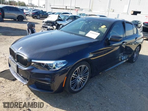 2018 BMW 5 Series 530i with VIN WBAJA5C59JWA38170, listed as a IAAI auction lot 41682219 with 61,990 mi miles and . Bid and sale history available at DreamBid. Image 17.