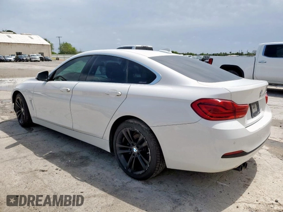 2019 BMW 4 Series 430i z VIN WBA4J1C52KBM16826, wystawiony jako Copart lot #58789145 z przebiegiem 168 904 mil mil oraz Czysty tytuł • Clean title. Historia ofert i sprzedaży dostępna na DreamBid. Obrazek 2.