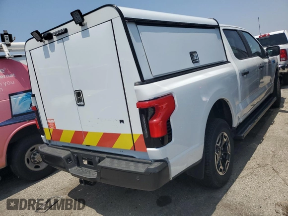 2024 Ford F-150 with VIN 1FT6W1B74RWG07733, listed as a Copart auction lot 59955795 with 5,935 mi miles and Clean title. Bid and sale history available at DreamBid. Image 3.