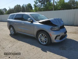 2021 Dodge Durango GT with VIN 1C4RDJDG1MC804689, listed as a Copart auction lot 52213945 with 56,201 mi miles and Salvage title. Bid and sale history available at DreamBid. Image 4.