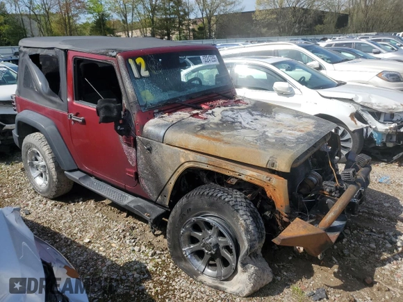 2012 Jeep Wrangler Sport с VIN 1C4AJWAG0CL284426, выставлен на аукционе Copart как лот 52247255 с пробегом Не указан миль и На запчасти • Non repairable. История ставок и продаж доступна на DreamBid. Изображение 4.