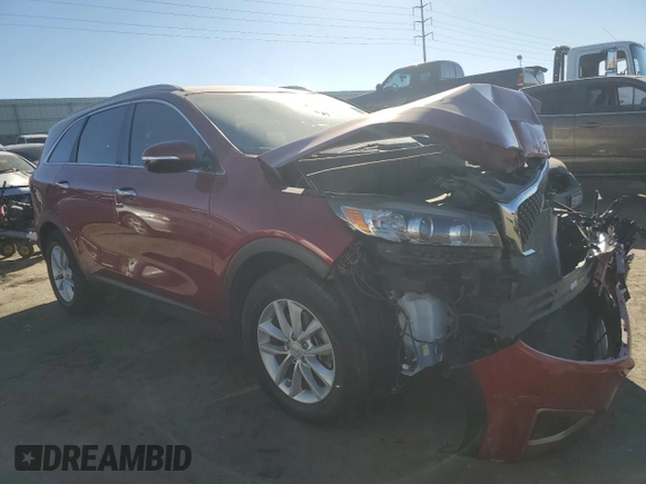 2018 Kia Sorento LX with VIN 5XYPG4A35JG406250, listed as a Copart auction lot 72577954 with 0 mi miles and Salvage Title. Bid and sale history available at carsss.com. Image 4.