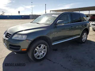 2004 Volkswagen Touareg with VIN WVGEM77L64D059129, listed as a Copart auction lot 42701525 with Not Provided miles and Salvage Title. Bid and sale history available at DreamBid. Image 1.