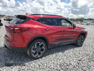 2020 Chevrolet Blazer RS z VIN 3GNKBERS3LS665144, wystawiony jako Copart lot #60528505 z przebiegiem 15 218 mil mil oraz Szkoda całkowita • Salvage title. Historia ofert i sprzedaży dostępna na DreamBid. Obrazek 3.