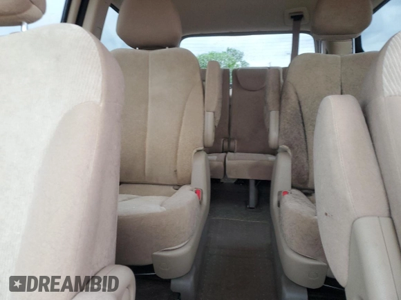 2014 Kia Sedona LX with VIN KNDMG4C73E6581348, listed as a Copart auction lot 54724885 with 117,670 mi miles and Salvage Title. Bid and sale history available at DreamBid. Image 10.